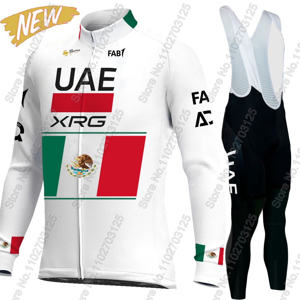 Cycling Commuter Clothing - UAEチーム サイクリング 2026 メキシコ ジャージセット メンズ