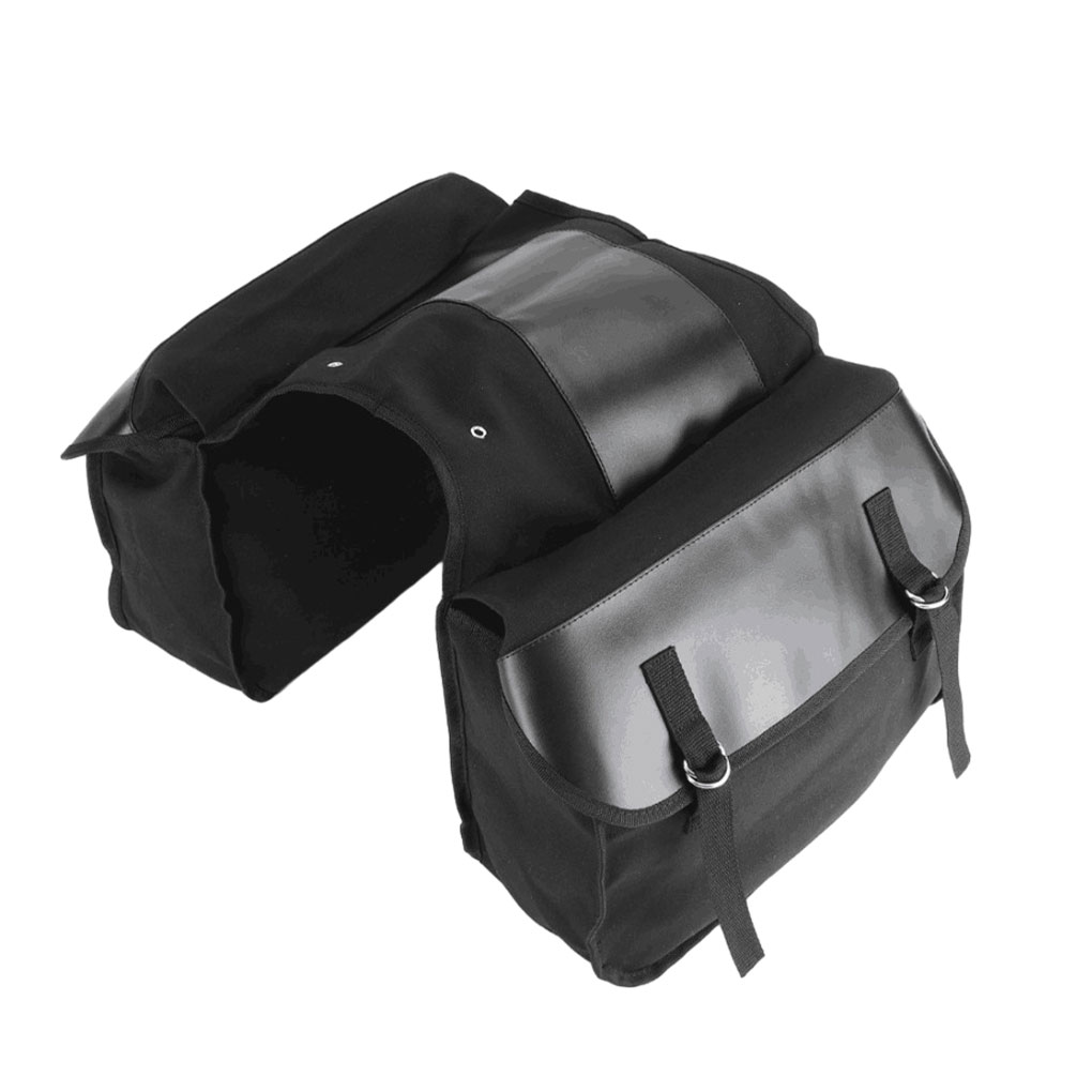 Panniers Waterproof Rear - 30Lリアラックバッグ バイク用キャンバス製テールパニア ラゲッジサドルバッグ キャリア