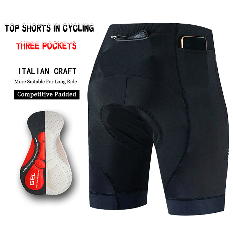 Cycling Commute Shorts - 2026 夏男性サイクリングショーツクールマックスゲルパッドトライアスロンレギンス 3 ポケット自転車服マウンテンバイク乗馬ユニフォームモラット