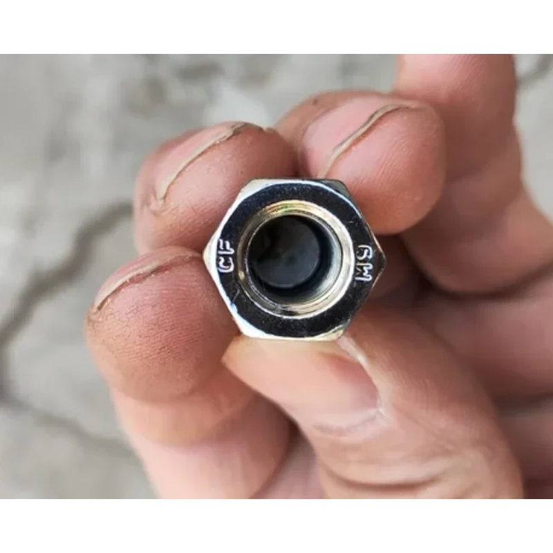 Dynamo Hub Front - シマノ製フロントハブダイナモ用ソリッドアクスル交換用キャップナットM9 Y31414210 2個入り/10個入り