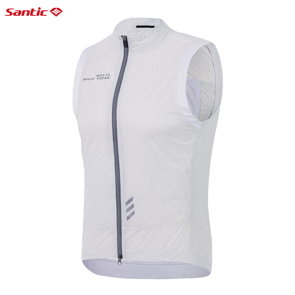 Santic サイクリングジャージ 夏用サイクリングスーツベ - Reflective Vest Cycling のレビューと価格