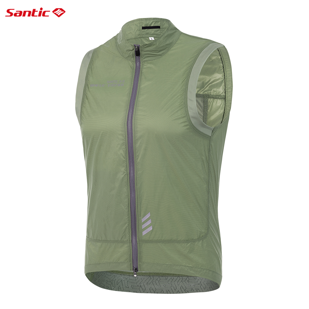 Santic サイクリングジャージ 夏用サイクリングスーツベ - Reflective Vest Cycling のレビューと価格
