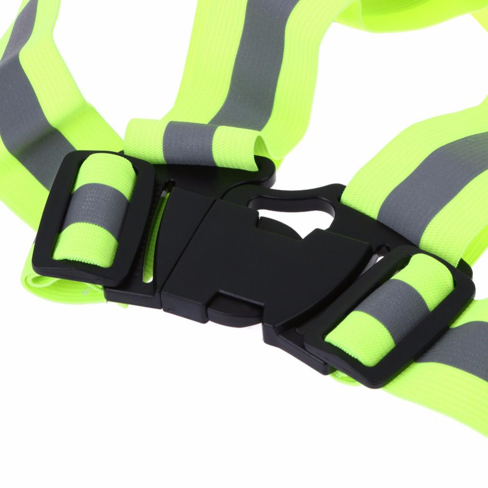 サイクリング用フレキシブル軽量セキュリティ安全ストライプジャ - Reflective Vest Cycling のレビューと価格