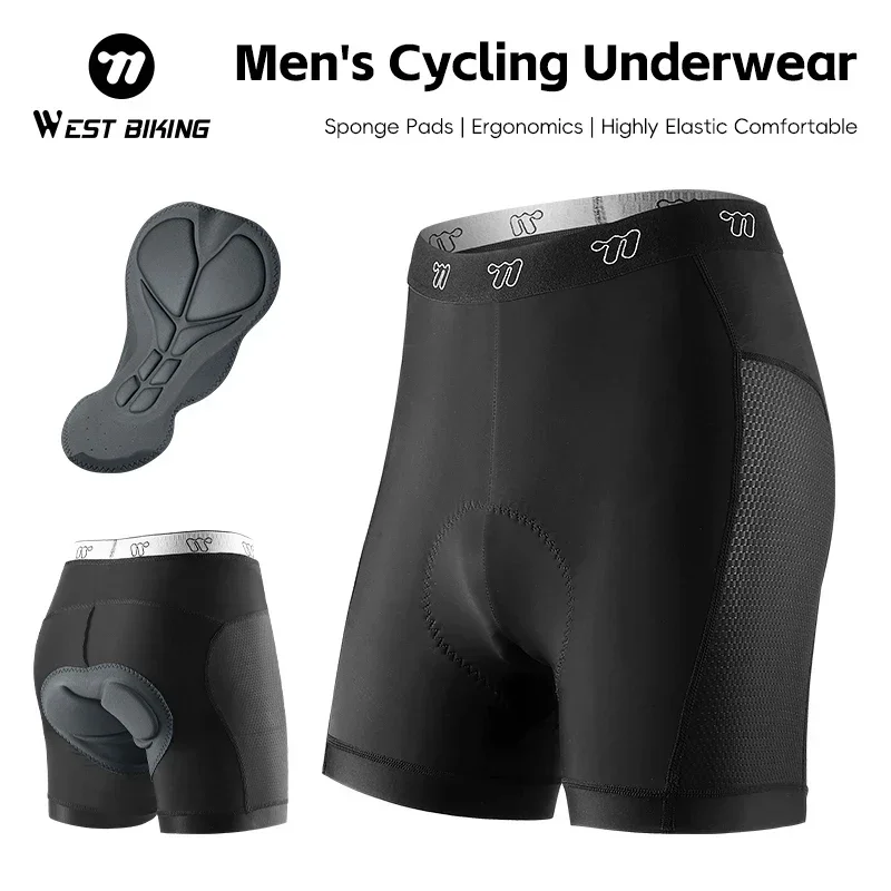 WEST BIKING メンズ サイクリング用インナー パッ - Cycling Shorts For Commute のレビューと価格