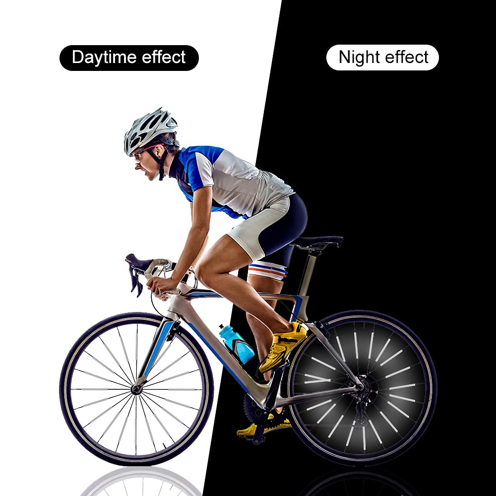 36個入り自転車スポークリフレクター 防水 簡単取り付け 3 - Spoke Reflector Set のレビューと価格