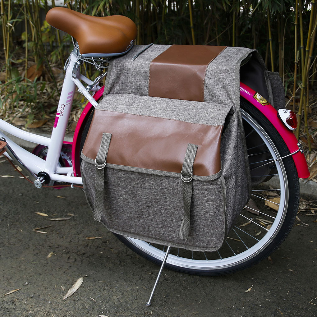 30Lリアラックバッグ バイク用キャンバス製テールパニア ラ - Panniers Waterproof Rear のレビューと価格