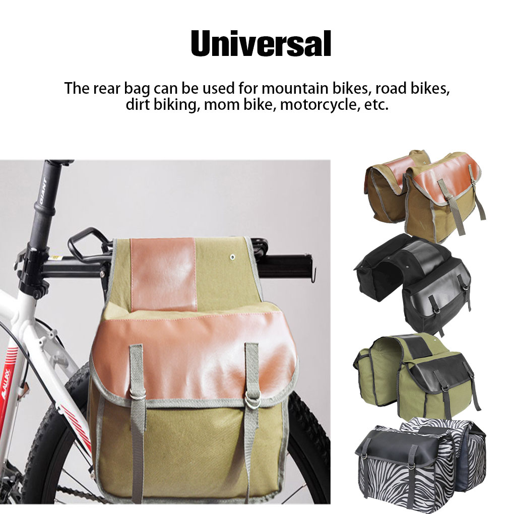 30Lリアラックバッグ バイク用キャンバス製テールパニア ラ - Panniers Waterproof Rear のレビューと価格