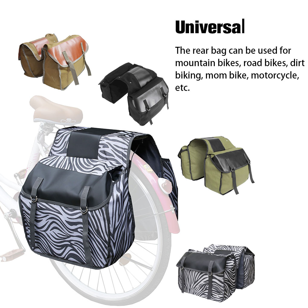 30Lリアラックバッグ バイク用キャンバス製テールパニア ラ - Panniers Waterproof Rear のレビューと価格