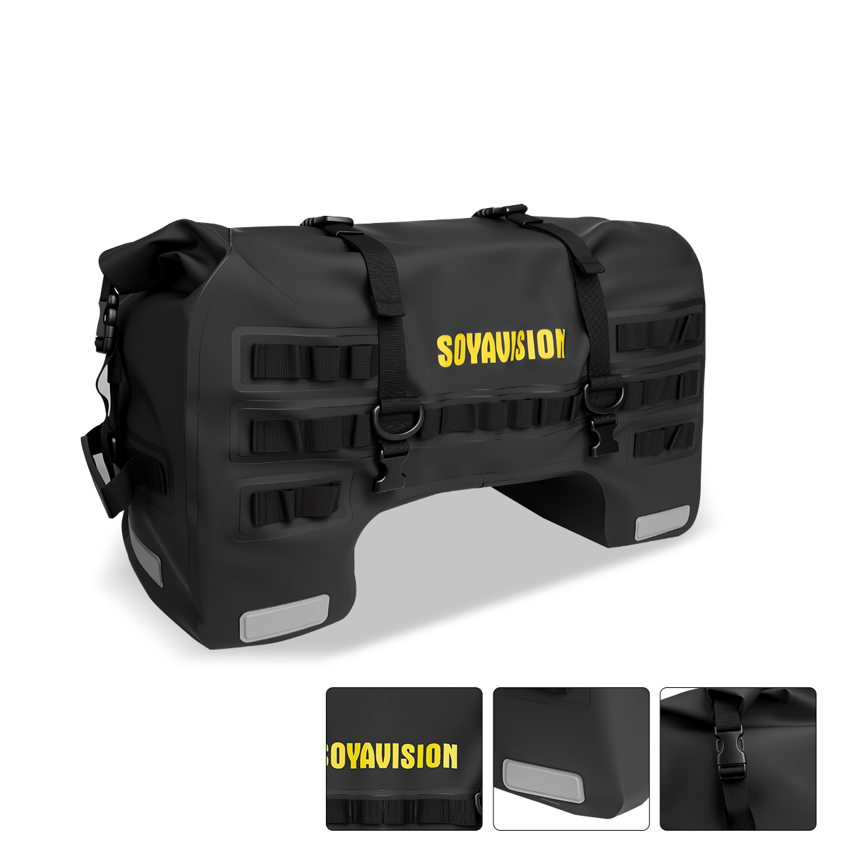防水オートバイ後部座席バッグ旅行荷物バッグ 50L オートバ - Panniers Waterproof Rear のレビューと価格
