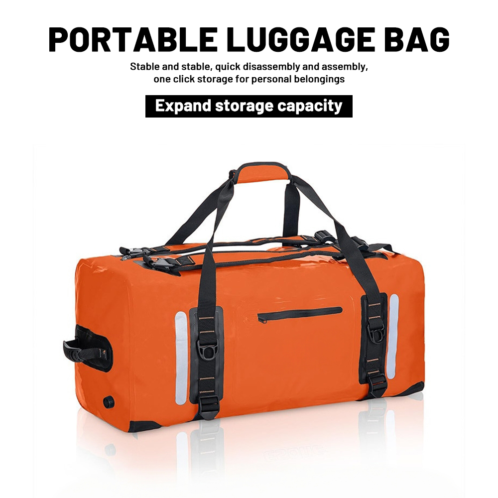 40/90L拡張可能なバイク用リアシートバッグ、完全防水、厚 - Panniers Waterproof Rear のレビューと価格