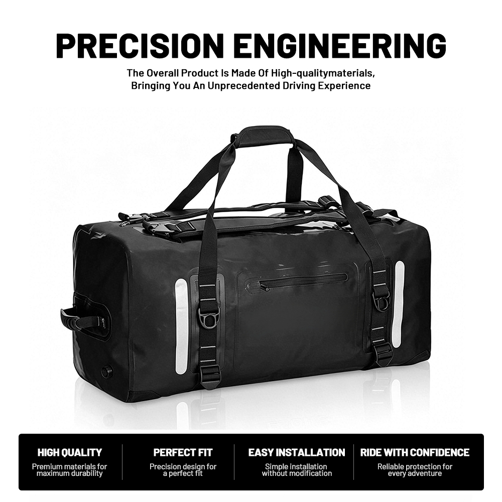 40/90L拡張可能なバイク用リアシートバッグ、完全防水、厚 - Panniers Waterproof Rear のレビューと価格