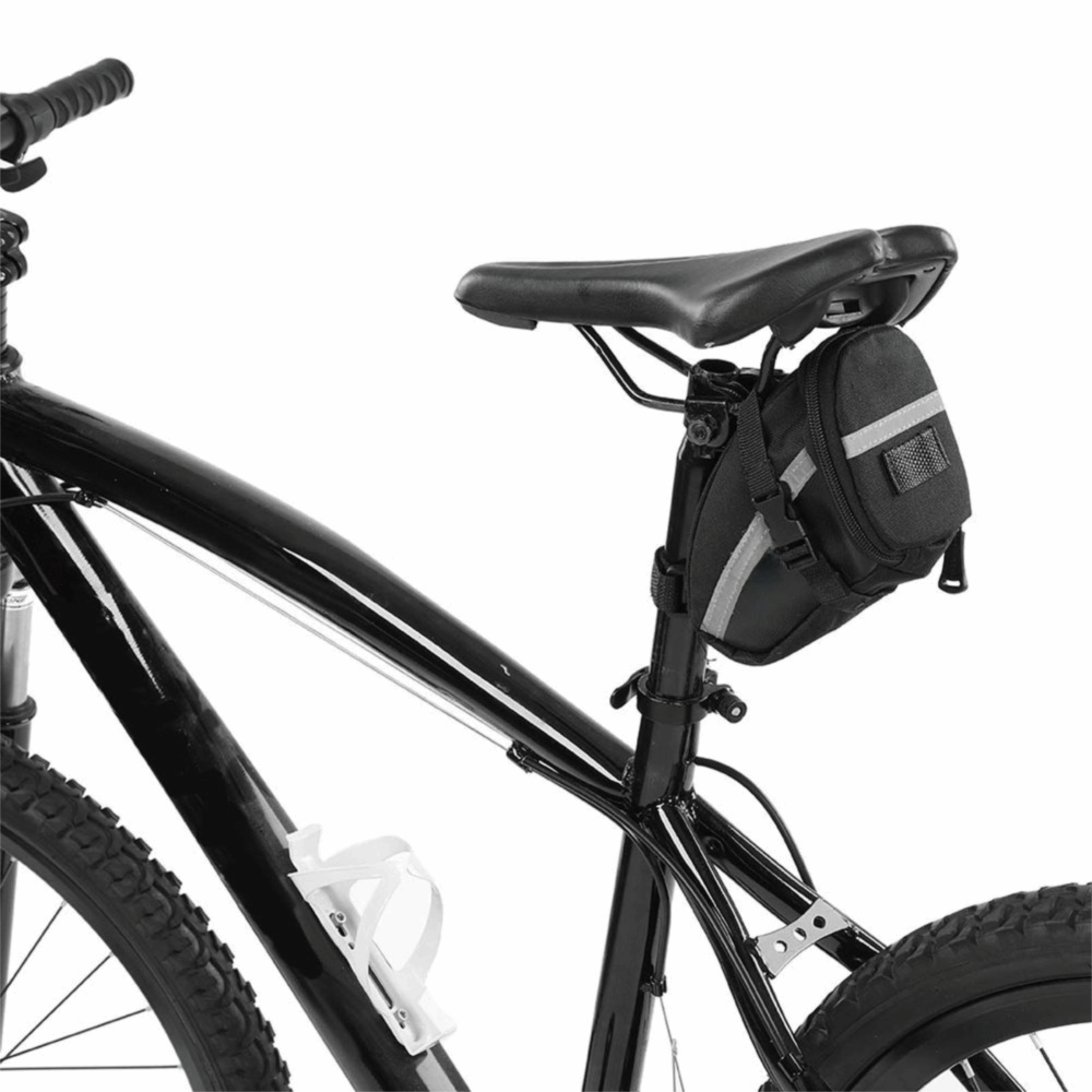 調節可能なストラップ付き自転車サドルバッグ、大容量、反射シー - Saddle Bag Under Seat のレビューと価格
