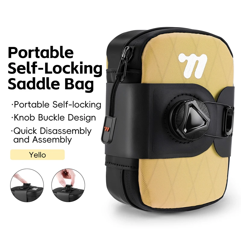 WEST BIKING 自転車用サドルバッグ、自己ロック式ノ - Saddle Bag Under Seat のレビューと価格