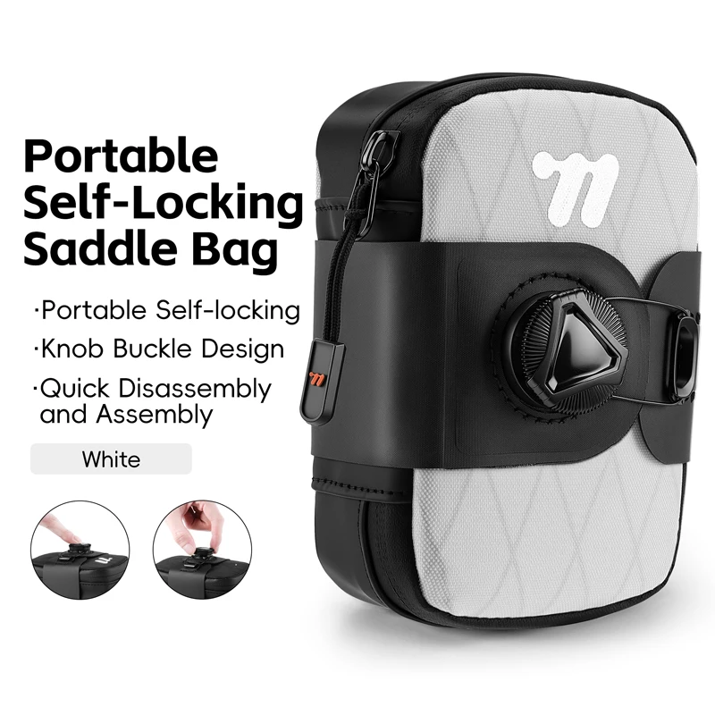 WEST BIKING 自転車用サドルバッグ、自己ロック式ノ - Saddle Bag Under Seat のレビューと価格