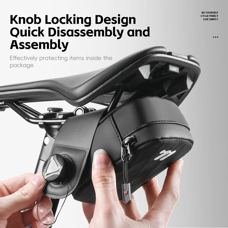WEST BIKING 自転車用サドルバッグ、自己ロック式ノ - Saddle Bag Under Seat のレビューと価格