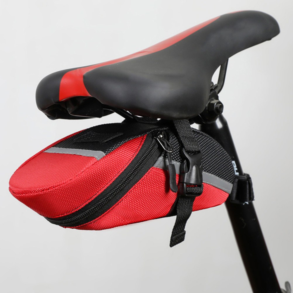 マウンテンバイク用サドルバッグ。防水PVC素材、サイクリング - Saddle Bag Under Seat のレビューと価格