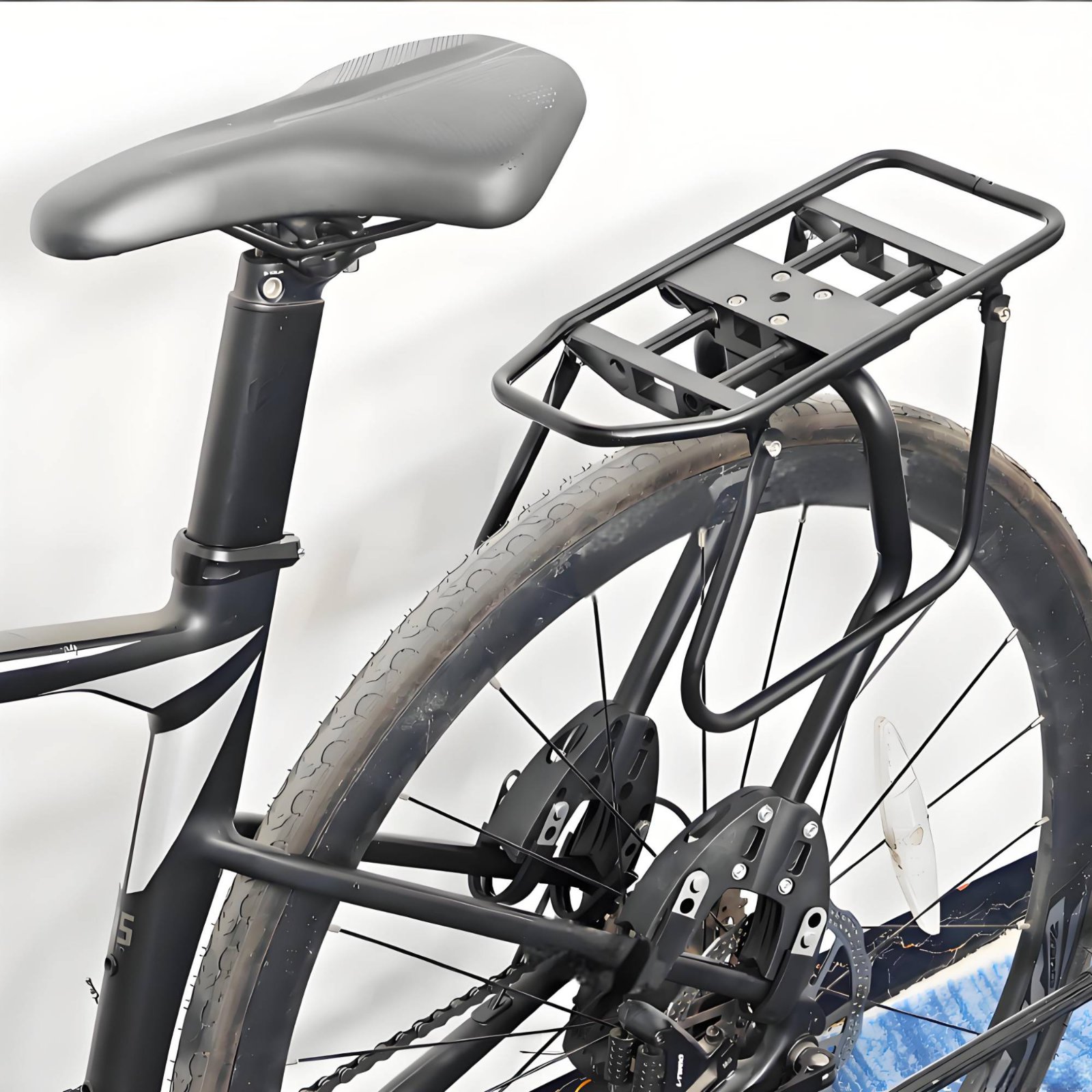 サイクルリアラック 軽量アルミニウム合金製リアバイクパニアラ - Cycling Commuting のレビューと価格