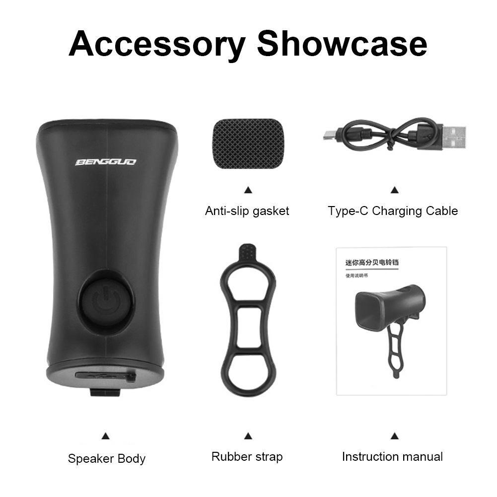 電動自転車ホーン 120dB 警告安全ベル 充電式自転車ハン - Bell Handlebar Ring のレビューと価格