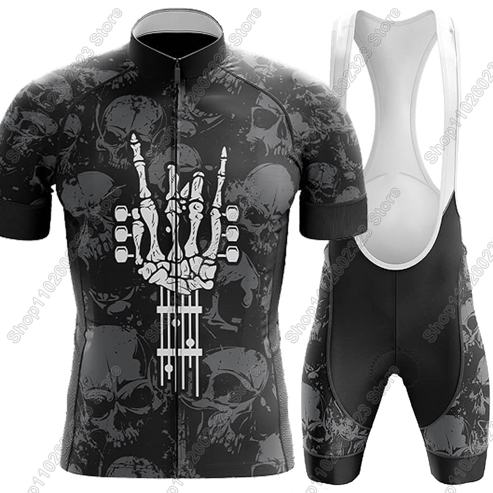 ロックンロールサイクリングジャージ 2025 セット夏の自転 - Cycling Commuter Clothing のレビューと価格