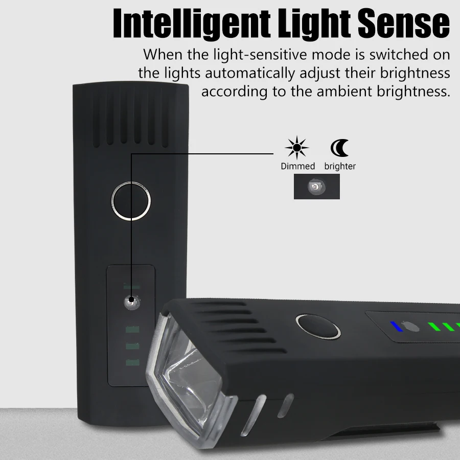 クリスマス自転車ライトセット USB充電式 LEDヘッドライ - Bike Light Front Rear のレビューと価格